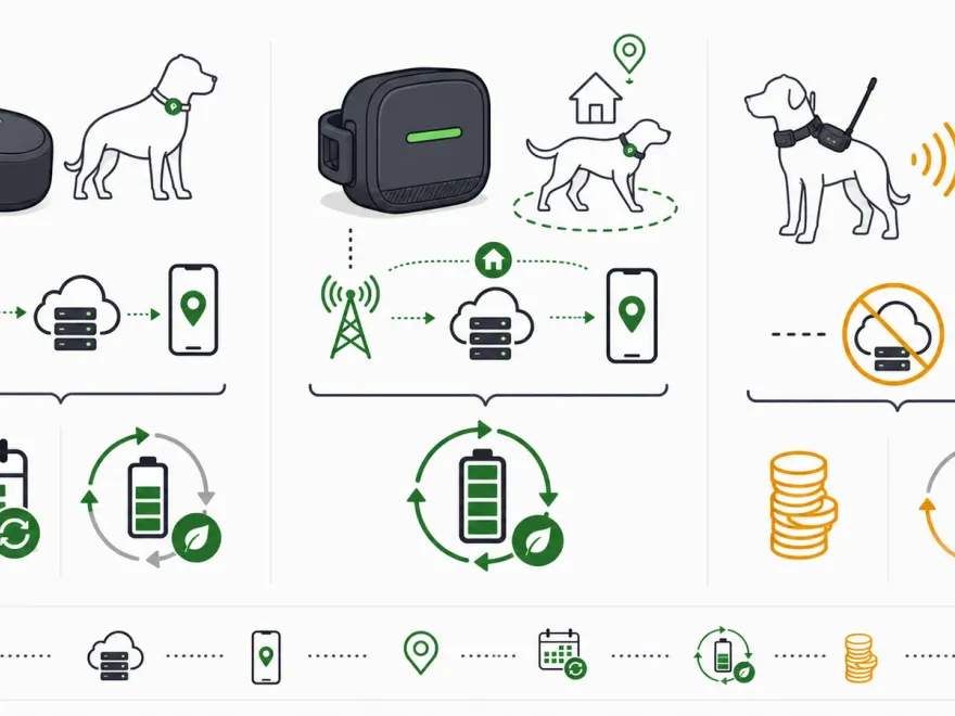 Mobilfunktracker mit Cloud-Abo und VHF-System mit Hardwarekosten