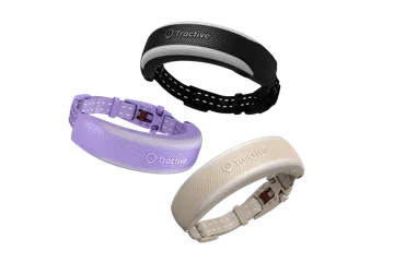 Katzenhalsband mit integriertem rundem GPS-Tracker für den Produktvergleich