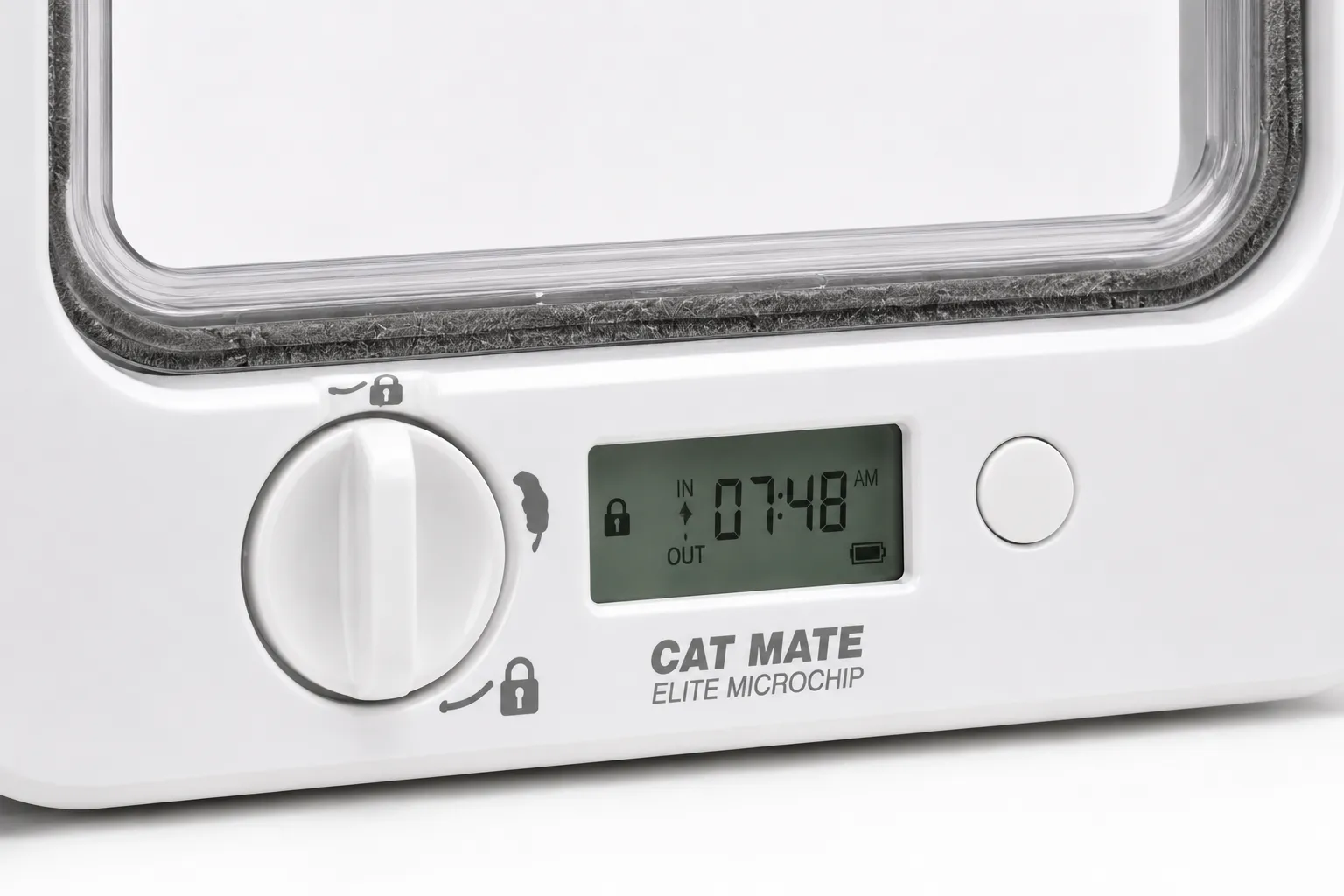 Cat Mate Elite 355W Mikrochip-Katzenklappe mit Timer – Produktansicht 2