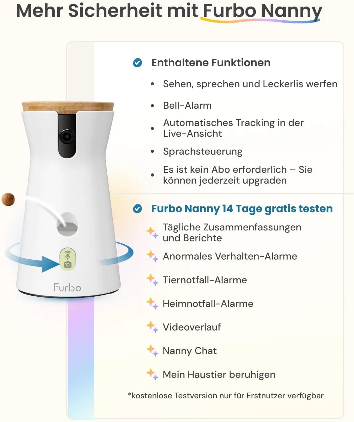 Furbo 360° Hundekamera, weitere Produktansicht 3