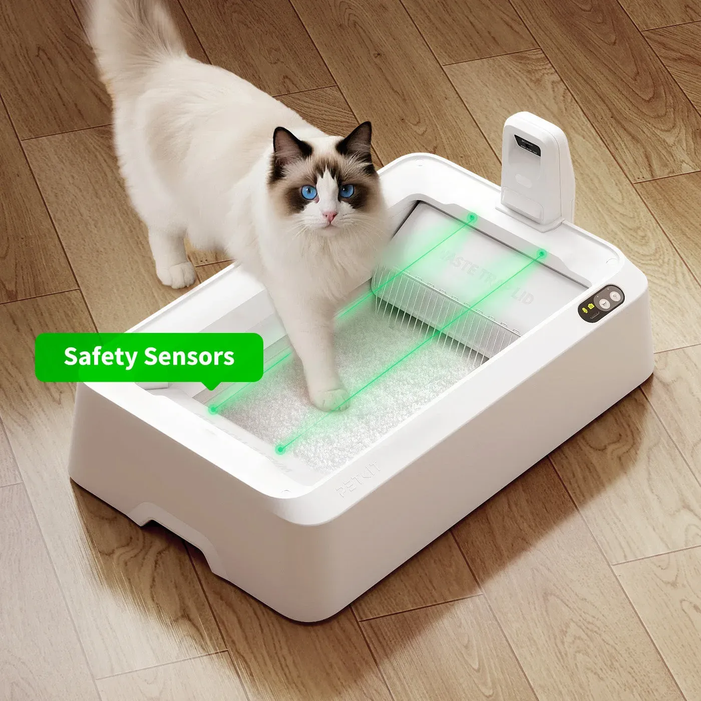 Sensorpositionen am PETKIT PUROBOT CRYSTAL DUO