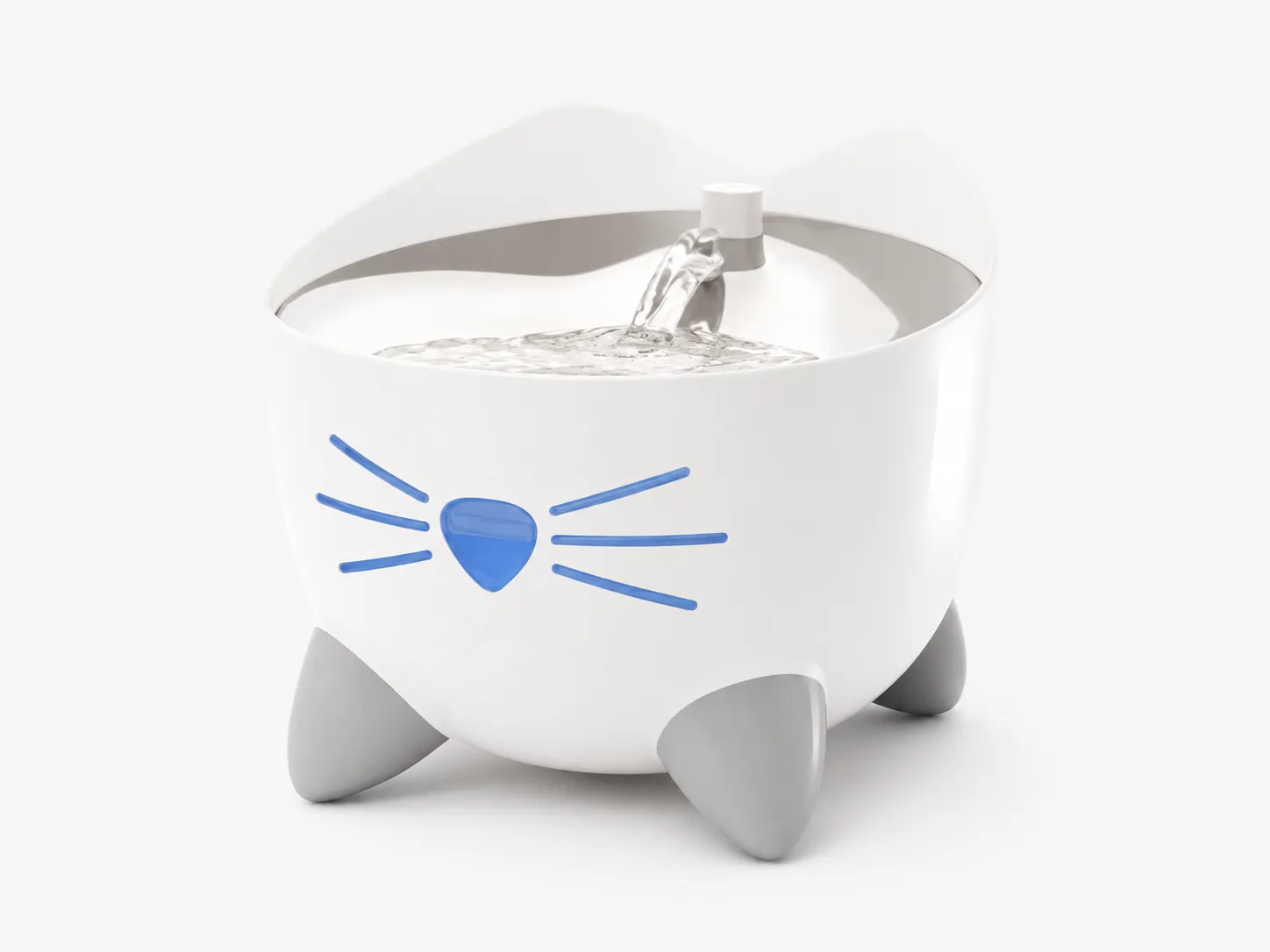 Catit PIXI Smart-Trinkbrunnen in redaktioneller Produktdarstellung