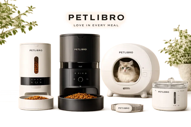 PETLIBRO Futterautomat in einem modernen Zuhause