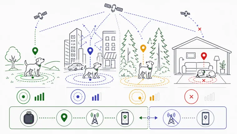 GPS-Ortung in Stadt, Wald und offenem Gelände